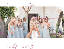 Tablet Screenshot of beachbridalbeauty.com